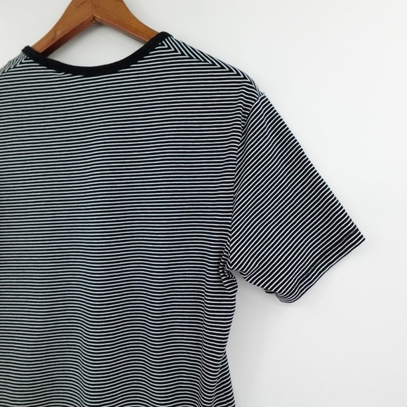 Lululemon 5 Year Basic Tee Mens XS Shirt Hyper Stripe Black/White Casual Commute - Picture 6 of 11